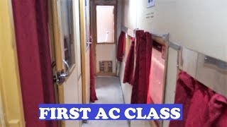 First Class AC HA1 Coach Interiors Madgaon Mumbai Mandovi [upl. by Llij]