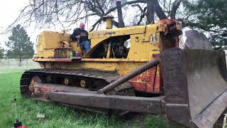 Starting a TD25 Dozer after 20 years of sitting [upl. by Naawaj]