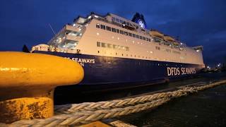 Kijkje achter de schermen op de cruiseferry IJmuiden  Newcastle  DFDS [upl. by Auqinat]