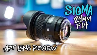 Sigma 24mm 14 Art Lens Review its almost perfect [upl. by Etteniuqna550]