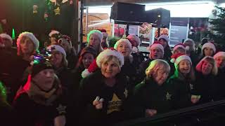 WHAT CHRISTMAS MEANS TO ME Rock Choir at Birkdale Lights Switch On 1st December 2024 [upl. by Panthia701]