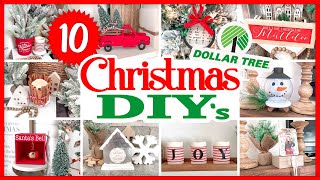 10 DOLLAR TREE Christmas Crafts for 2024 and EASY DIYs [upl. by Nyer461]