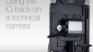 Using the IQ digital back on a technical camera  Phase One [upl. by Quickel]