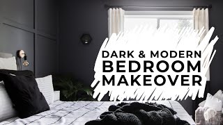 Dark Bedroom Makeover  Master Bedroom Before amp After [upl. by Hpeseoj]