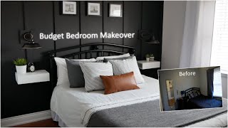 DIY Bedroom Makeover 250 Budget [upl. by Disini928]