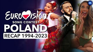 🇵🇱 POLSKA na Eurowizji 2023  1994  RECAP All Songs POLAND IN EUROVISION [upl. by Trudnak]