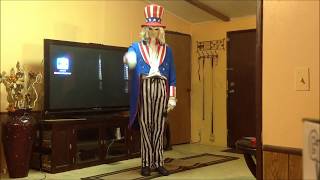 Uncle Sam 1996 mask amp costume [upl. by Hatti]