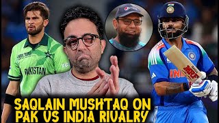 Saqlain Mushtaq suggests India and Pakistan should play 10 matches in each format 🤯🏏 [upl. by Eelyma980]