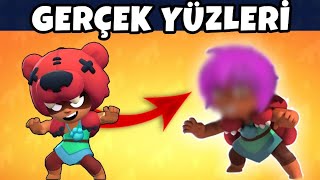 İŞTE GERÇEK YÜZLERİ 😲 Brawl Stars Karakterlerinin Maskesiz Halleri ve Gizemleri 😱 [upl. by Eornom]