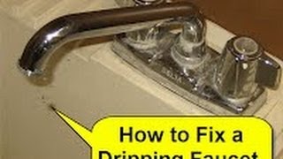 How to Fix a Dripping Faucet [upl. by Vernor]