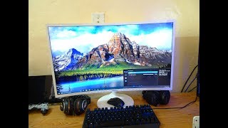 Samsung Curved Monitor Best Settings [upl. by Heinrike996]