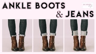 How To Wear Ankle Boots With Skinny Jeans [upl. by Mima]