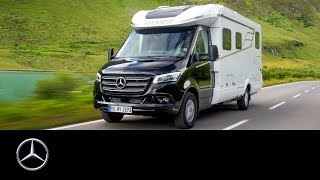 MercedesBenz Sprinter and HYMER Camper vans [upl. by Nnewg961]