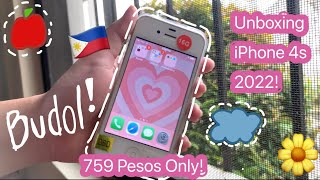 Unboxing iPhone 4s in 2022 🌷 Sofia F [upl. by Aicnatsnoc537]