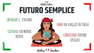 FUTURO SEMPLICE  Italian Verbs  Italian for Beginners [upl. by Tiossem427]