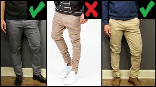 5 YOUNG MENS Style Tips  How To Wear Chinos BETTER Than All Of Your Friends [upl. by Christal]