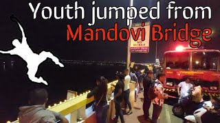 27 year youth jumped from the Mandovi river [upl. by Sualkcin]