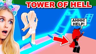 MOODY Vs IAMSANNA In Tower Of HELL Roblox [upl. by Ahsinauq860]