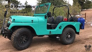 1965 Jeep CJ5 Restoration Full Video [upl. by Bryant]