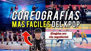 COREOGRAFÍAS MÁS FÁCILES DEL KPOP ️🥇  Ranking Kpop 🏆 [upl. by Wiersma]