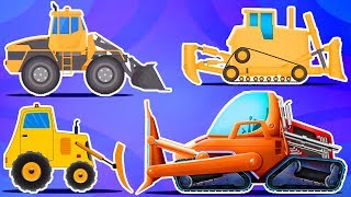 Bulldozer  Vehicle Formation And Uses  Cartoons by Kids Channel [upl. by Anitnatsnok]