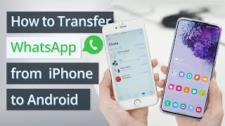 How to Transfer WhatsApp from iPhone to Android Phone 2024 [upl. by Kessia911]