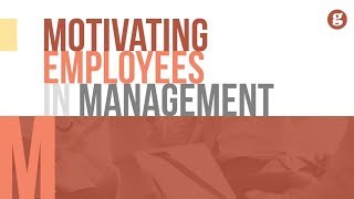 Motivating Employees in Management [upl. by Bricker]