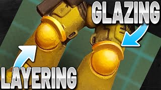 How to do Layering and Glazing  Miniature Painting 101 [upl. by Weisman]