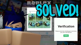 How To Complete The Roblox Verification Captcha 2021 Dice Verification Roblox [upl. by Nylynnej]