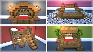 10 AWESOME Bed Designs for Your Minecraft Bedroom [upl. by Doran]