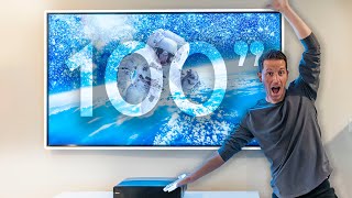 100INCH 4K LASER TV Hisense L5 Review [upl. by Dugas]