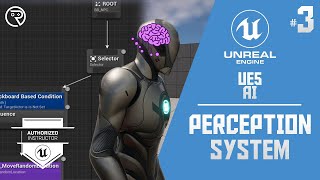 Unreal Engine 5 Tutorial  AI Part 3 Perception System [upl. by Anitel982]