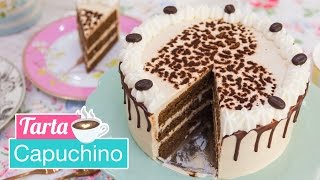 Tarta Capuchino  Cappuccino Cake  Quiero Cupcakes [upl. by Sevein]