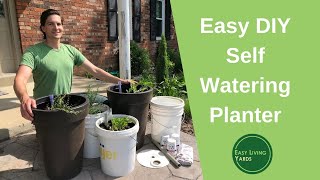 How to make a Self Watering Planter [upl. by Erlene447]