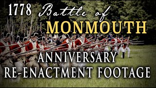 Battle of Monmouth 1778  Revolutionary War Reenactment Footage [upl. by Fleisig]