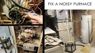 Furnace Making Noise  Fix Blower Motor [upl. by Namar]