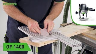 Schablonenfräsen mit der Oberfräse OF 1400 Festool TV Folge 136 [upl. by Teahan]