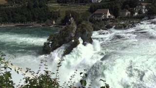 Rheinfall von Schaffhausen Schweiz  in 4K [upl. by Telocin]