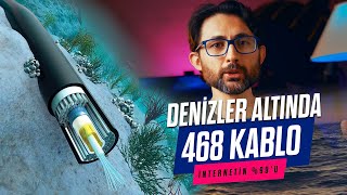 Denizler altında 468 kablo  İNTERNETİN �U [upl. by Mannos]