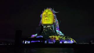 Adiyogi Lights Laser Show  Isha Foundation  Coimbatore [upl. by Gereld]