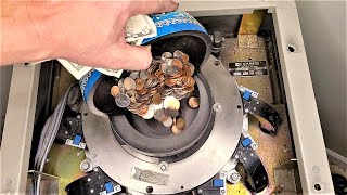 Counting 25 Gallons of Coins at 10000 Coins per min  The Amazing Jetsort Coin Sorter How it Works [upl. by Atinet]