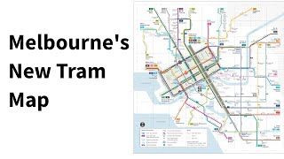 Melbournes New Tram Map for 2021 [upl. by Aihtekal489]