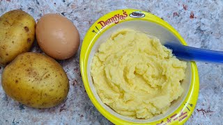 MASHED POTATO RECIPE FOR BABYBABY FOODVEGETABLE PUREE6MONTHS [upl. by Lavella]