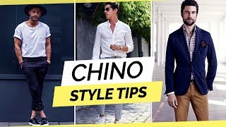 3 Ways To Style Your Chinos [upl. by Ihtraa]