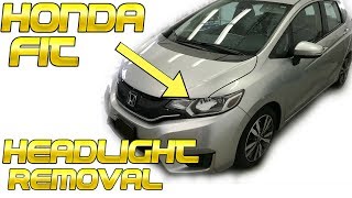 2014 2015 2016 2017 Honda Fit Headlight Removal How to Remove Install Replace [upl. by Ennairoc815]