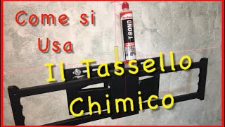 Come fissare la tv con il tassello chimico [upl. by Curr]