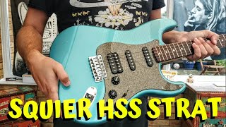 Squier By Fender Affinity Stratocaster HSS Review Demo [upl. by Ztnahc]