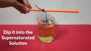 Crystallization  Experiment with sugar  Try at home Explanation [upl. by Battista]