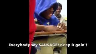 SAUSAGE MOVEMENT Miami NorthWestern High Classroom Sausage Rap LYRICS CAPTIONS [upl. by Yrdua]