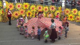 Festa Junina  Colegio Objetivo 2015  Infantil I  Dança da Saia [upl. by Etrem]